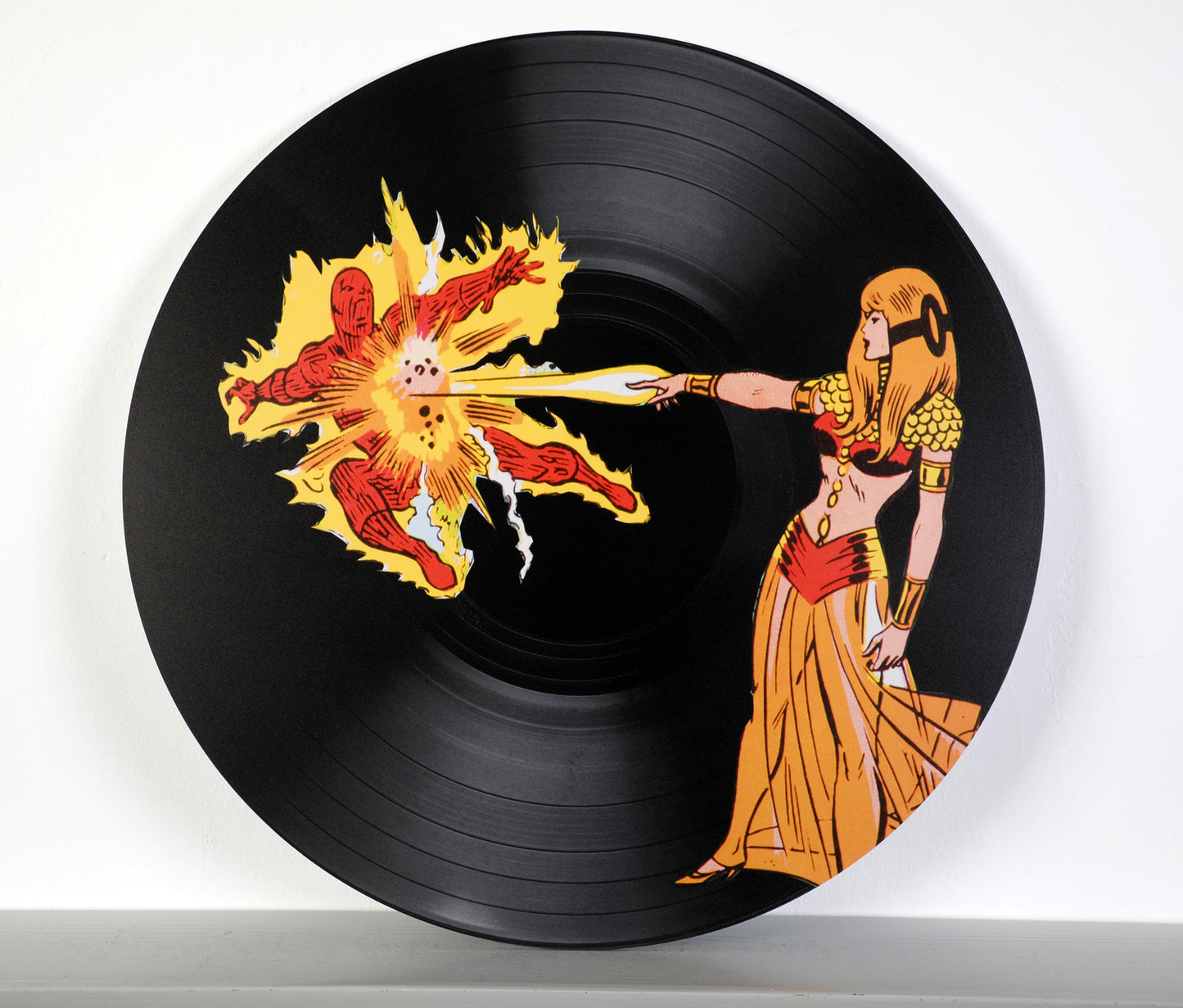 Asch (1972) - Super Vinyl VI - Mixed Media Edition auf 3mm Alu-Dibond - UrbanPopSociety - H2SF Editions