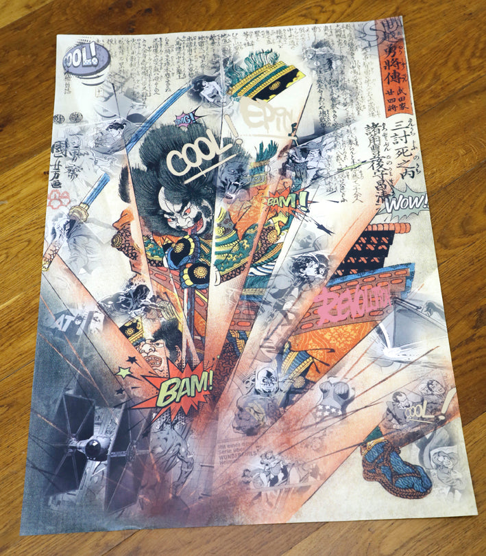 Akira Hiro (1978) – Ronin Clash | Iconic Art Remix | UrbanPopSociety | H2SF