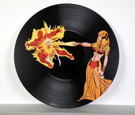 Asch (1972) - Super Vinyl VI - Mixed Media Edition auf 3mm Alu-Dibond - UrbanPopSociety - H2SF Editions