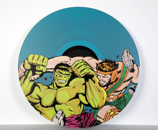 Asch (1972) - Super Vinyl VII - Mixed Media Edition auf 3mm Alu-Dibond - UrbanPopSociety - H2SF Editions