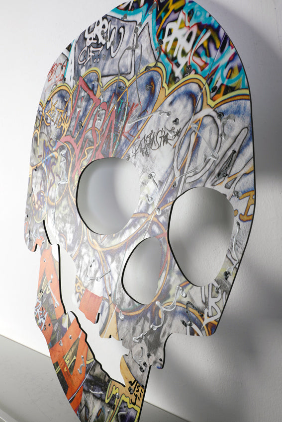Noisy (1990) - Street Art Skull I (Epreuve d'artiste) | Iconic Art Remix | UrbanPopSociety | H2SF