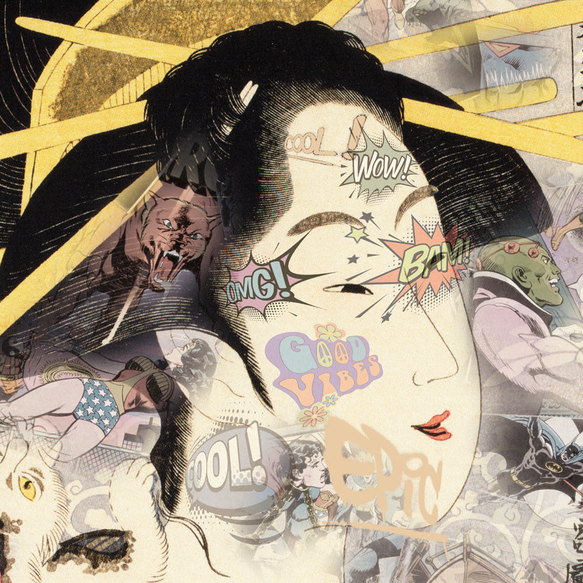 Akira Hiro (1978) – Trolling Geisha| Iconic Art Remix | UrbanPopSociety | H2SF
