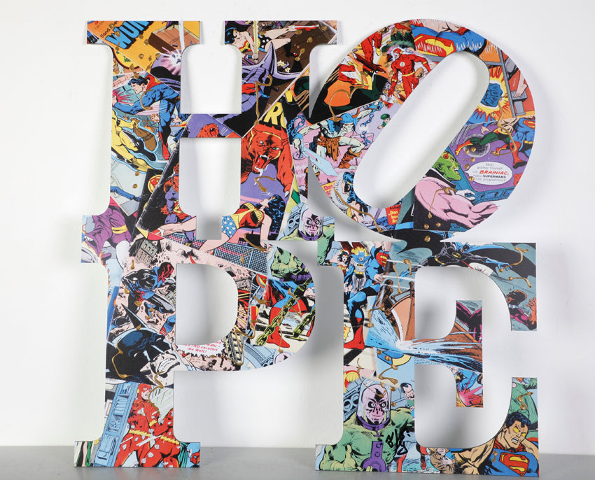 Noisy (1990) - Super Hope I - Mixed Media Edition auf 3mm Alu-Dibond - UrbanPopSociety - H2SF Editions