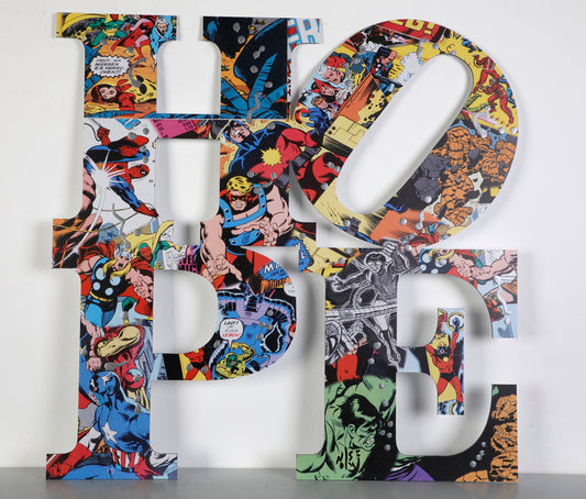Noisy (1990) - Super Hope II - Mixed Media Edition auf 3mm Alu-Dibond - UrbanPopSociety - H2SF Editions
