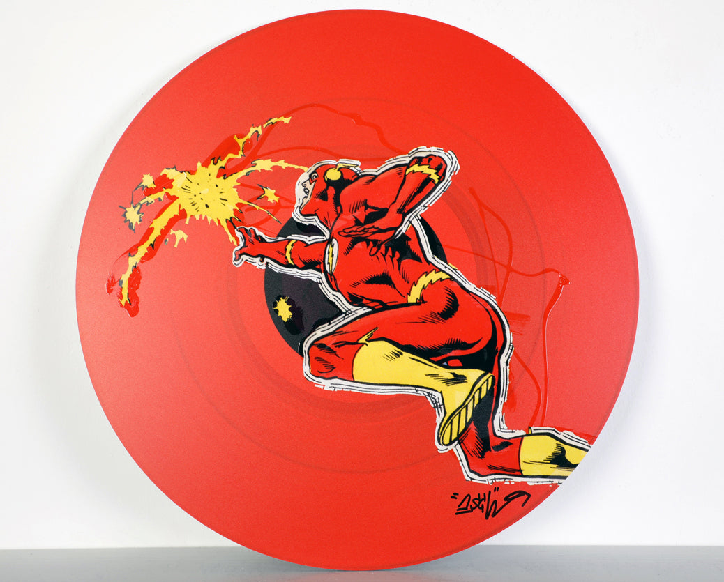 Asch (1972) - Super Vinyl III - Mixed Media Edition auf 3mm Alu-Dibond - UrbanPopSociety - H2SF Editions