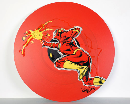 Asch (1972) - Super Vinyl III - Mixed Media Edition auf 3mm Alu-Dibond - UrbanPopSociety - H2SF Editions