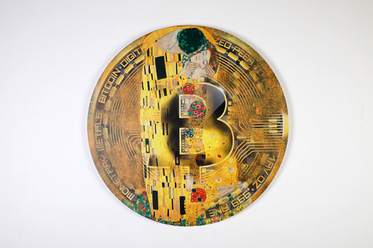 Noisy (1990) - Bitcoin Mona Lisa- Mixed Media Edition auf 3mm Alu-Dibond - UrbanPopSociety - H2SF Editions