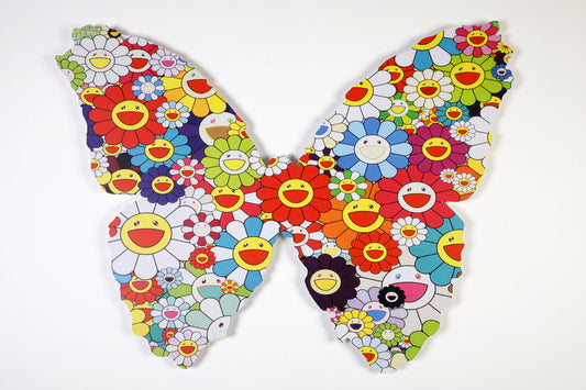 Noisy (1990) - Murakam Butterflyi I- Mixed Media Edition auf 3mm Alu-Dibond - UrbanPopSociety - H2SF Editions