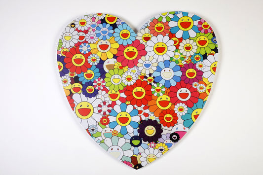 Noisy (1990) - Heart Murakami I - Mixed Media Edition auf 3mm Alu-Dibond - UrbanPopSociety - H2SF Editions